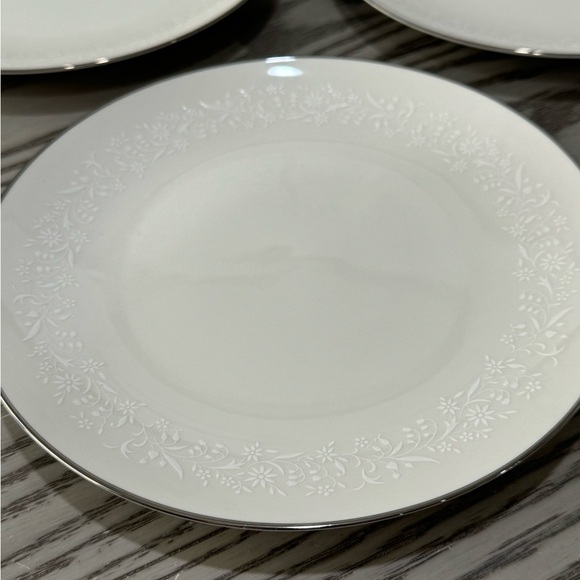 Vintage Noritake China Lorelei 8 1/4in Salad Plates x3 - Picture 3 of 6